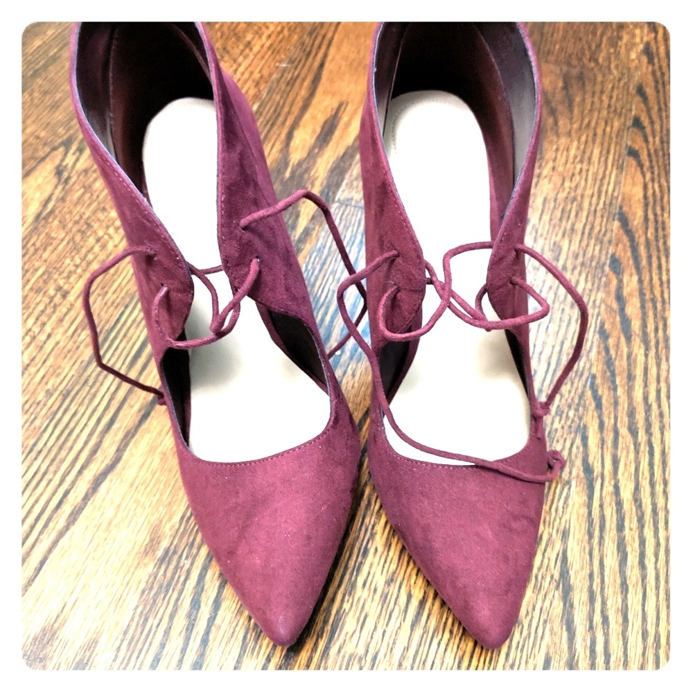 Maroon aldo booties